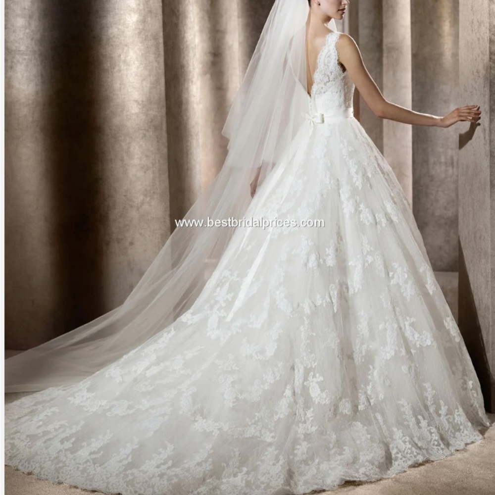 Stunning Pronovious Bermeo wedding dress
